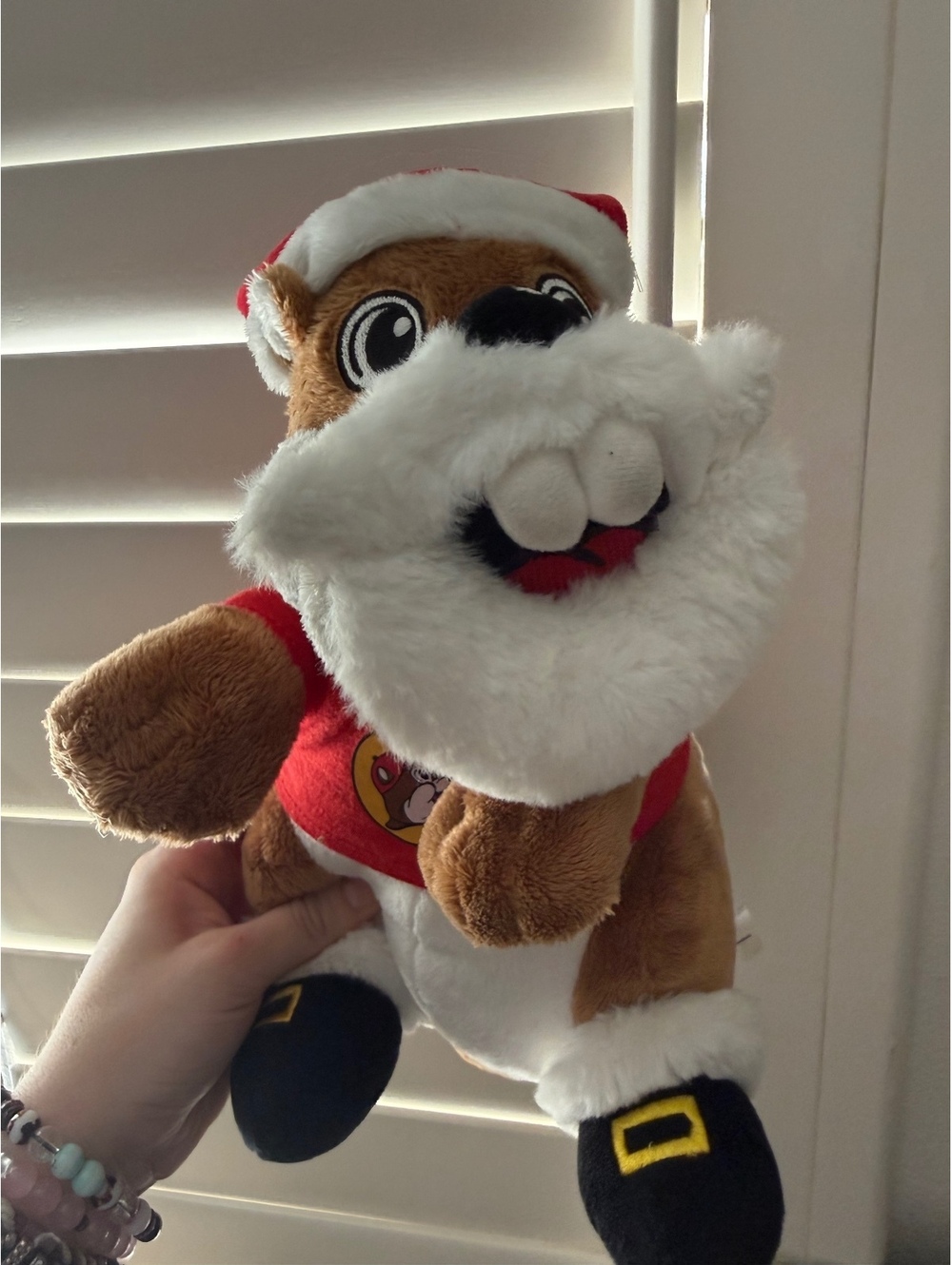 Buc-ee’s Santa beaver plush Texas 10 inches 2020 rare HTF
